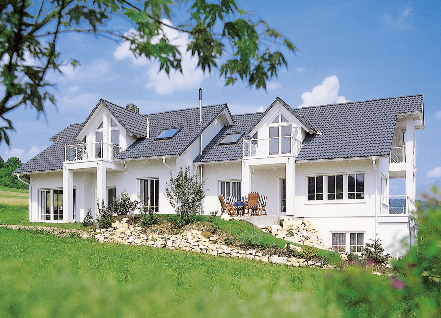 Modern villa fitted with premium PVC windows