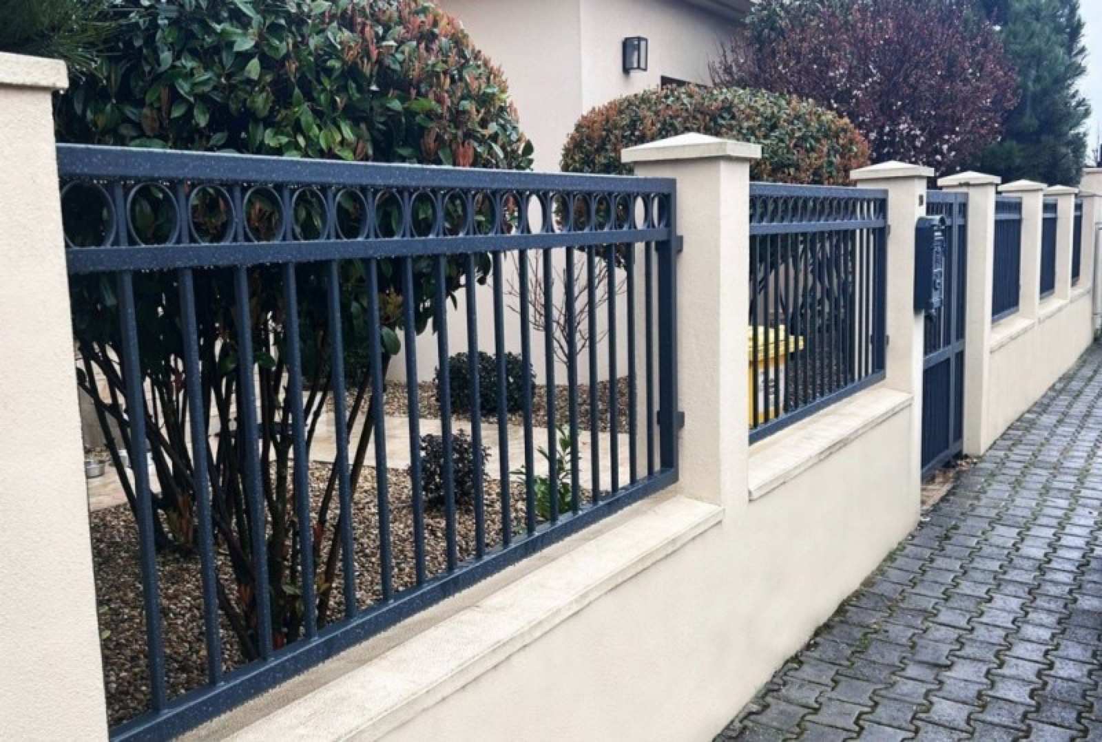 Classic wrought-iron fence